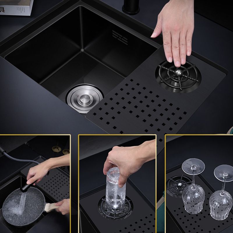 Stainless Steel Bar Sink Undermount Kitchen Sink with Drain Assembly