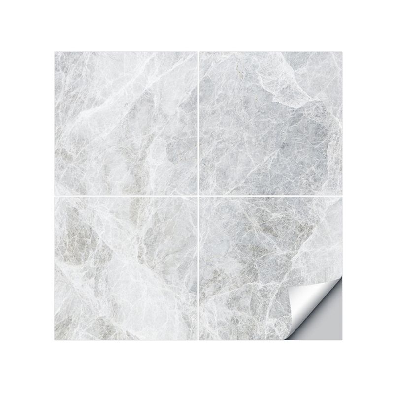 Self Stick Faux Marble Wallpaper Panels 3.9-sq ft Industrial Wall Art for Living Room