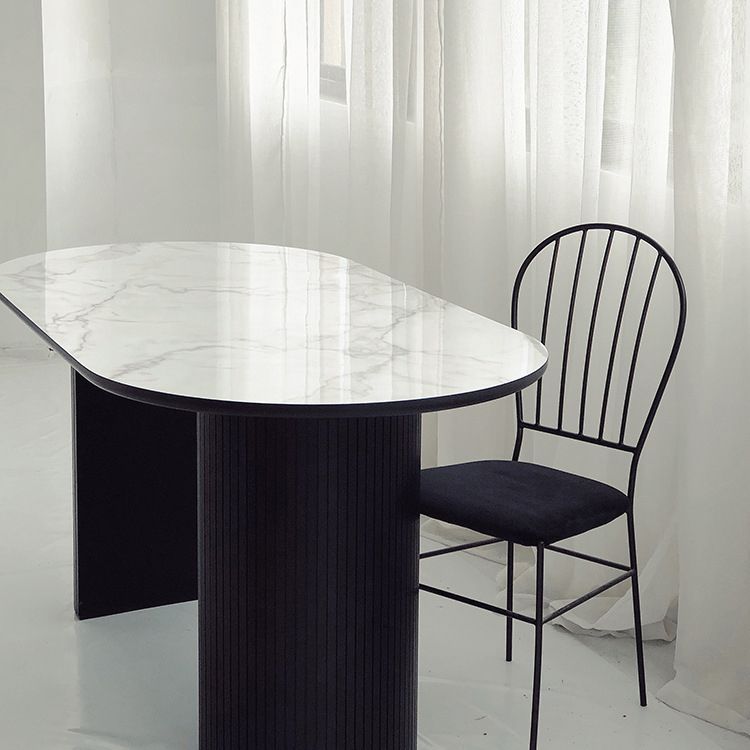 Kitchen Dining Chairs Upholstered Dining Chairs with Metal Legs