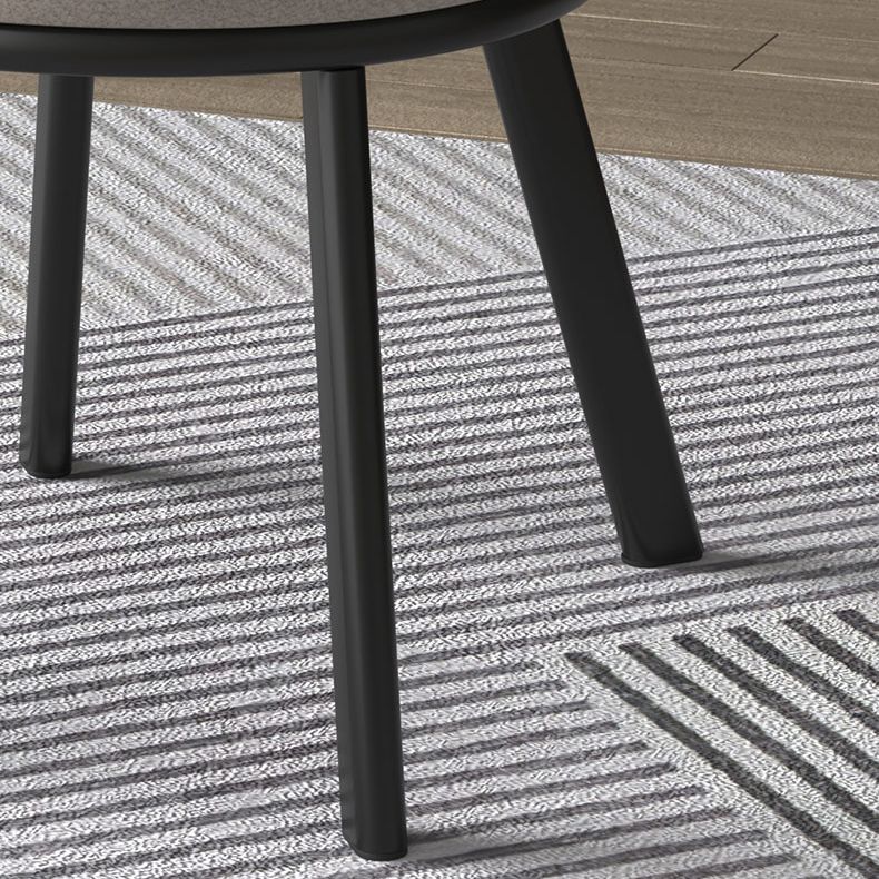 Chaise d'appoint en Faux cuir de Style moderne, chaises de salle à manger sans accoudoirs à dossier solide pour la cuisine