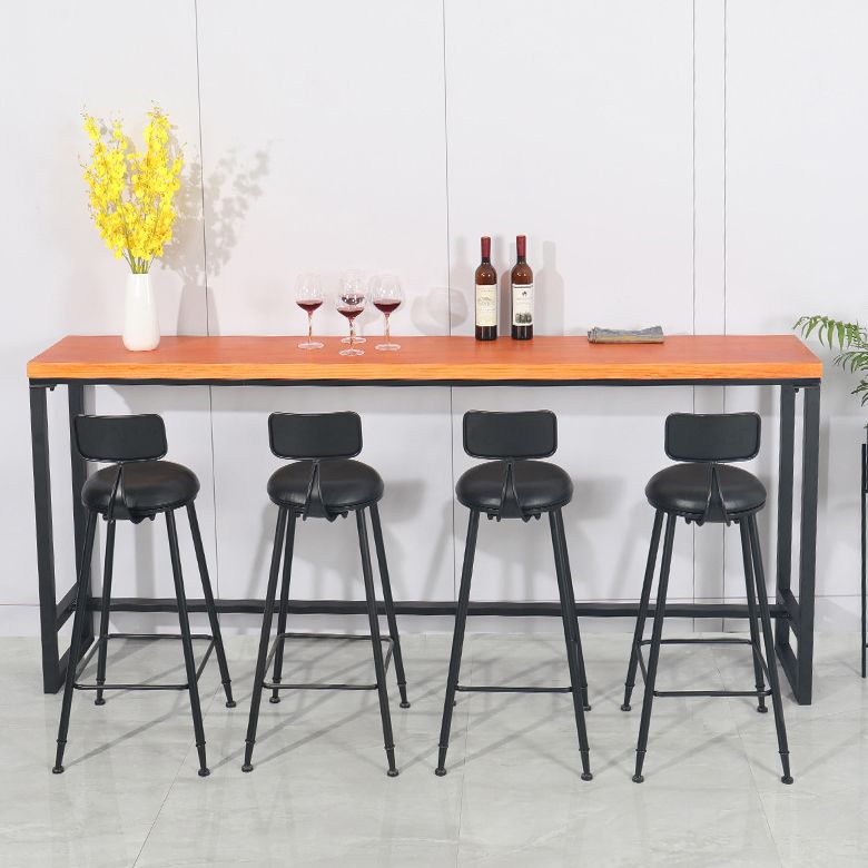 Rectangular Pub Table Set 1/2/5/9 Pieces Bar Stool and Table Set