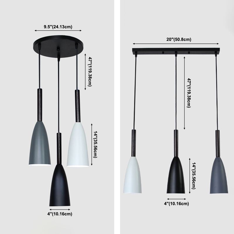 Modern Farmhouse Pendant Lighting Geometric Suspended Lighting Fixture