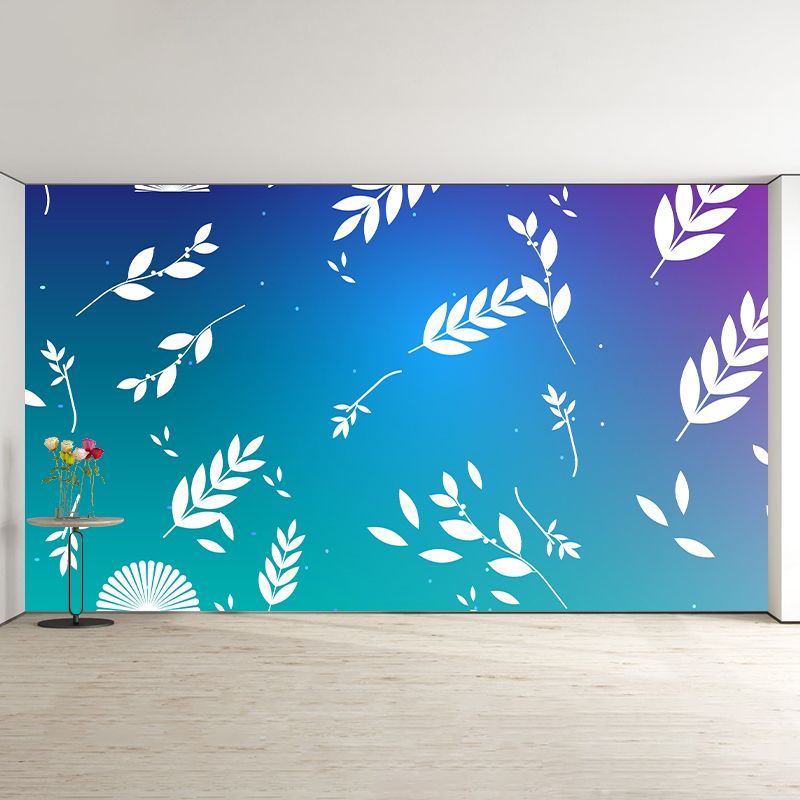 Illustration Environment Friendly Mural Wallpaper Tropical Plants Living Room Wall Mural
