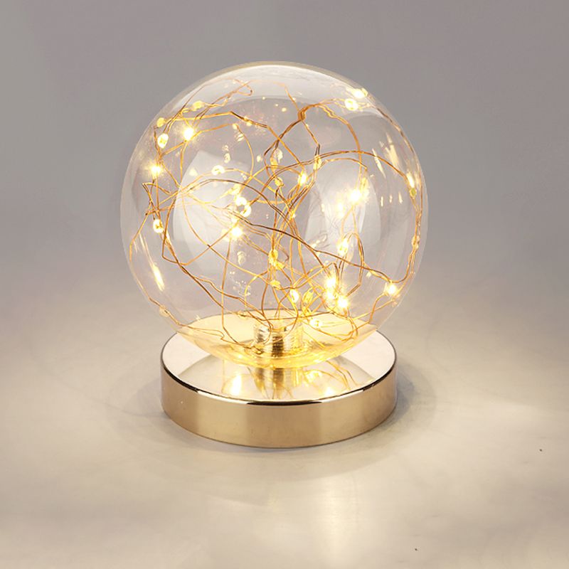 Modern Style Ball Flush Mount Lamp Glass 1 Light Flush Mount Lighting