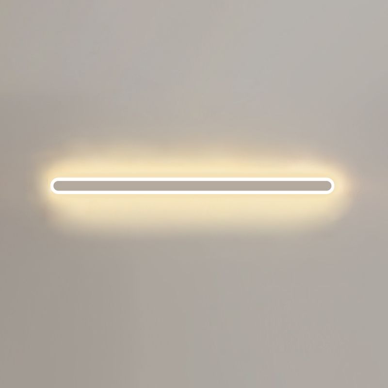 Strip Shape Wall Sconce Contemporary Wall Mounted Light Fixture for Sitting Room
