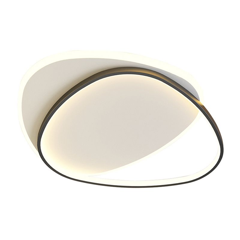 Acrylic Modern Style Flush Mount Ceiling Fixture 1-Light Geometric Led Flush Light