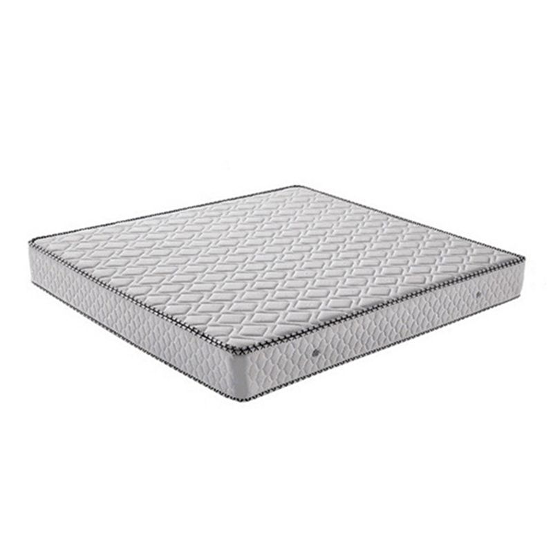 Rectangular Modern Panel Bed Solid Wood Standard Bed with Headboard