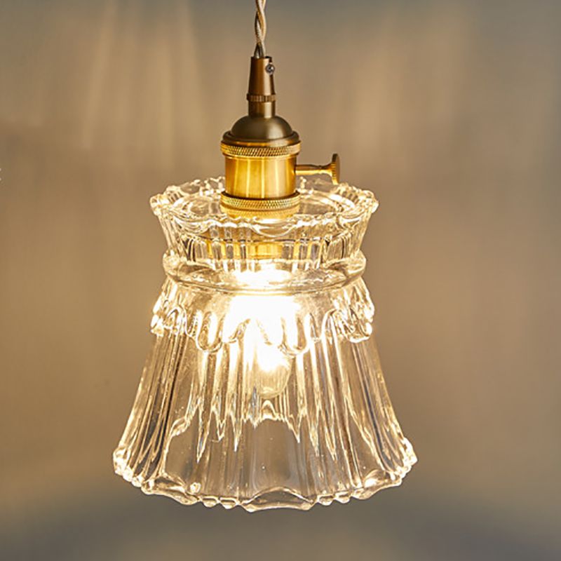 Creative Glass Shade Wall Light Fixture Modern Style Wall Sconce Light for Living Room