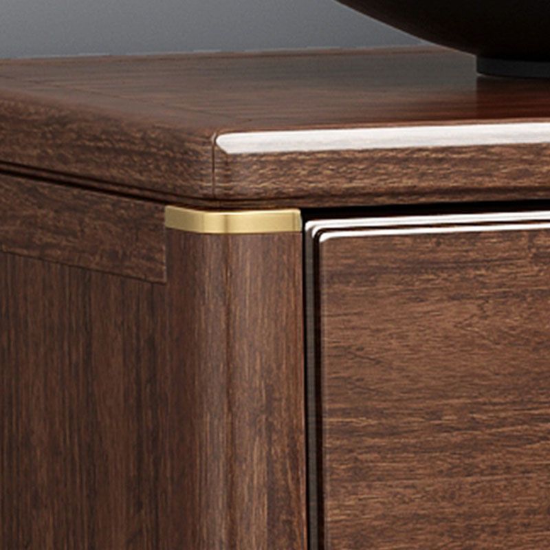 15.6-inch American Traditional Dresser Solid Wood Storage Chest Dresser