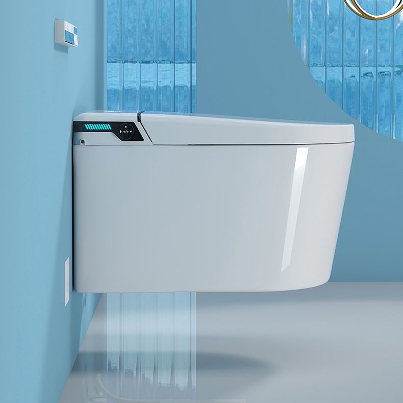 Modern Wall Mount Toilet All-In-One ABS Single Flush Toilet Bowl