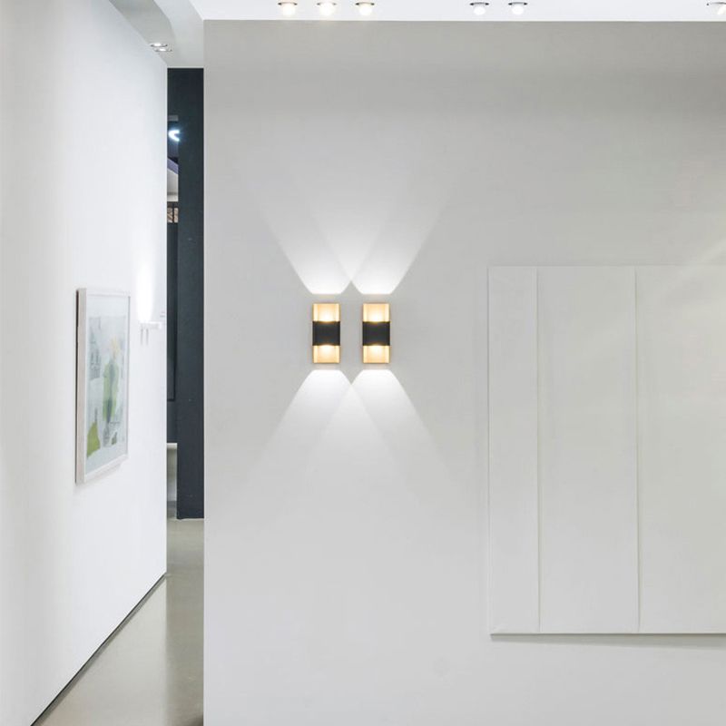 Rectangle 2 - Light Wall Flush Mount Light Modern Aluminum Wall Light