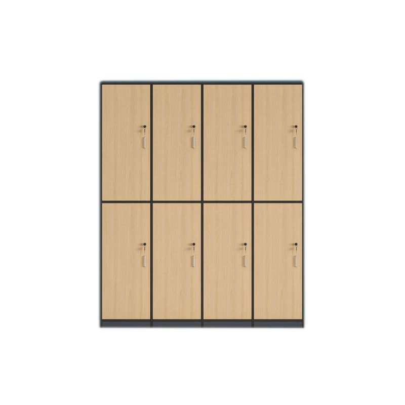 Modern Manufactured Wood Storage Cabinet Light Wood Finish Cabinet