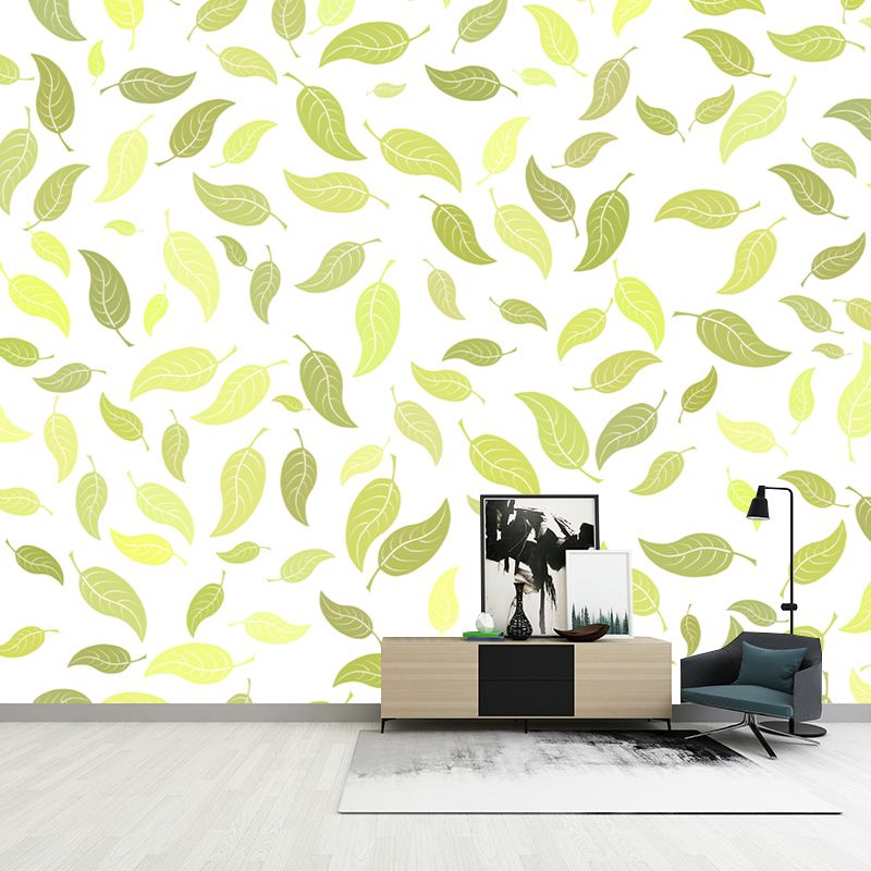 Plant Decoration Resistant Mural Wallpaper Sleeping Room Wall Mural