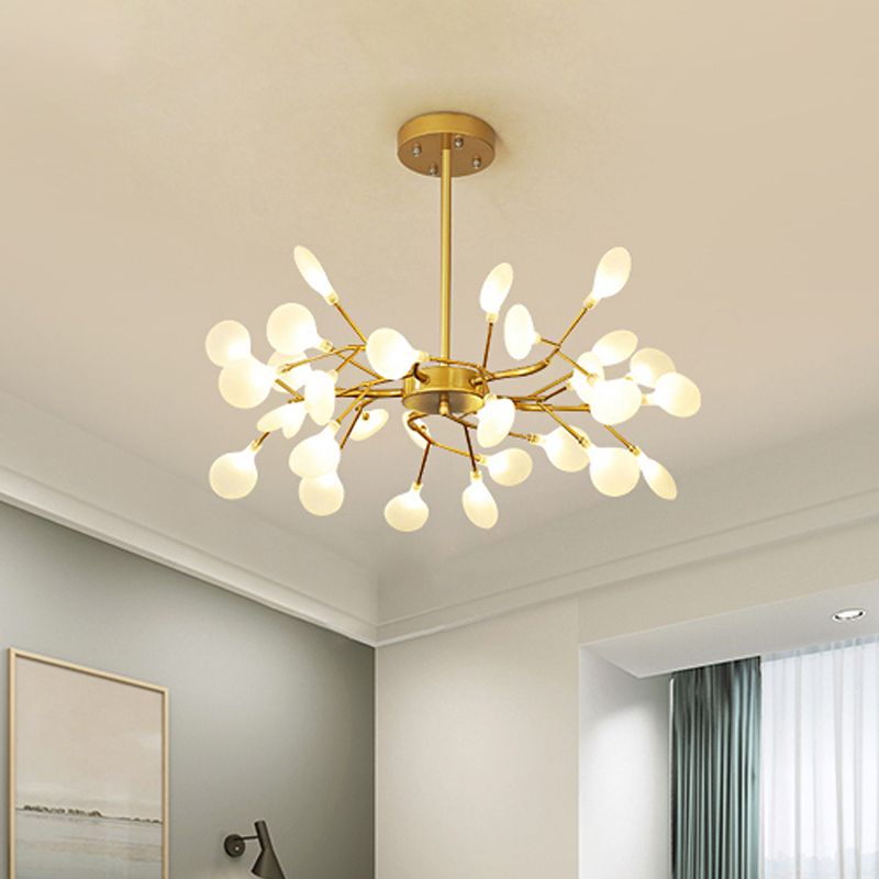 Lampadario in metallo multi-luce del soffitto a soffitto piatto
