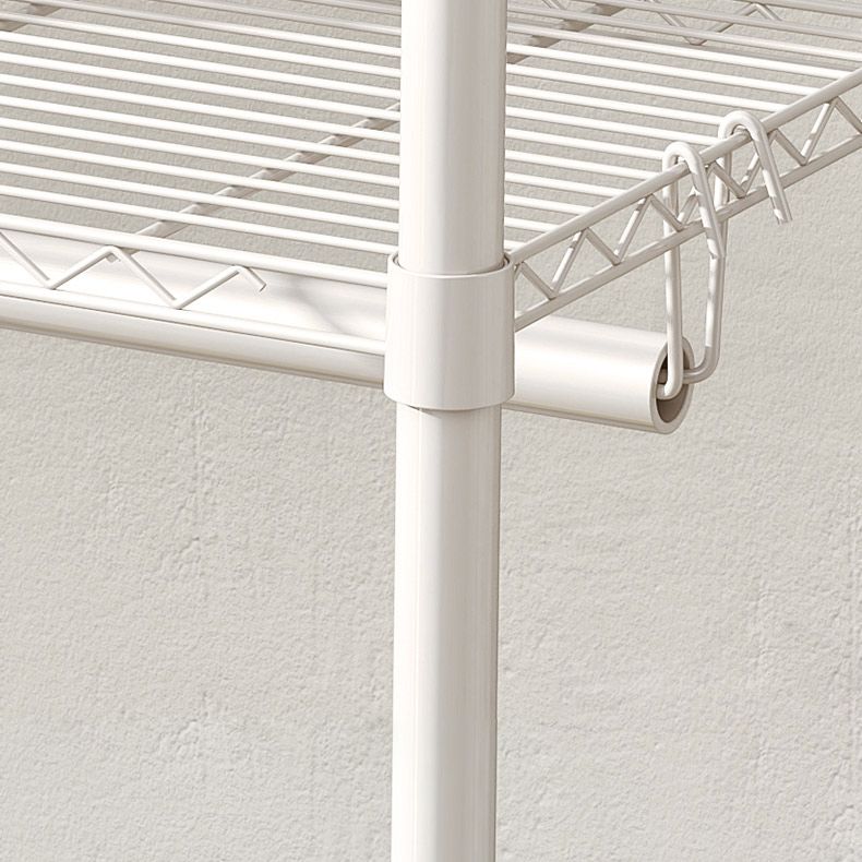 Contemporary Style Wardrobe Steel Wardrobe Closet with Shelves