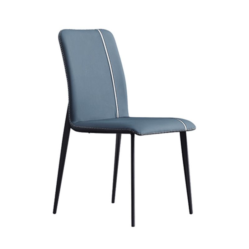 Metal Modern Indoor-Outdoor Side Chairs Parsons Dining Chair