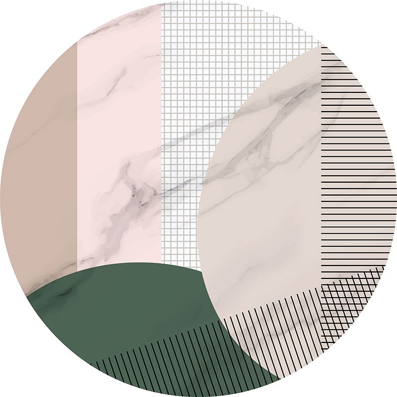 Gold Leaves Carpet Blending Modern Carpet Non-Slip Backing Carpet for Living Room