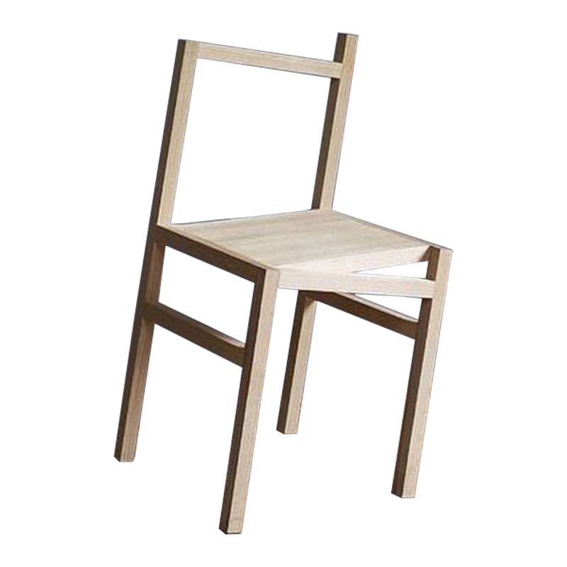 Modern Simple Side Chair Wooden Base Side Dining Chair for Dining Room