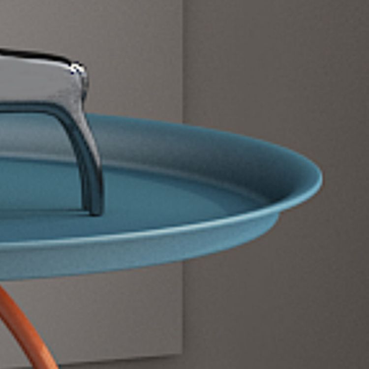 Mid-Century Modern Iron Coffee Cocktail Table Pedestal Cocktail Table