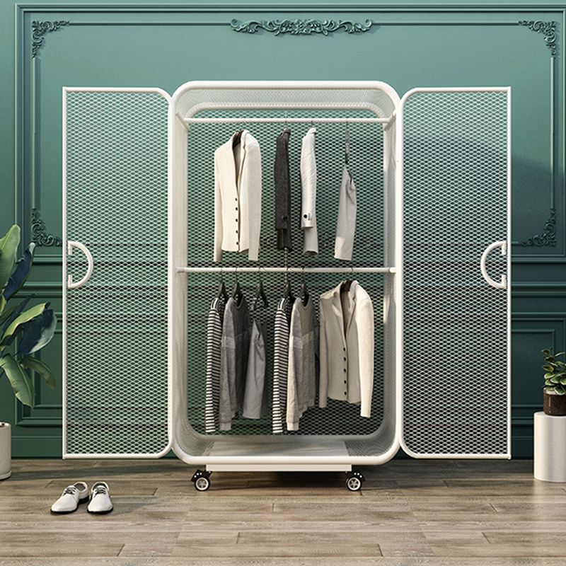 Contemporary Wardrobe Cabinet Metal Wardrobe Closet for Bedroom