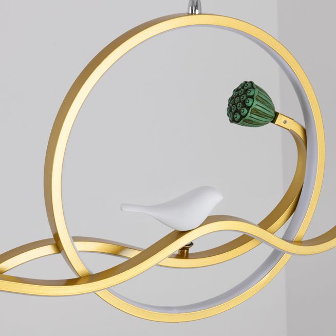 Modern Island Lighting Resin 3-Light Chandelier Light Fixture for Office