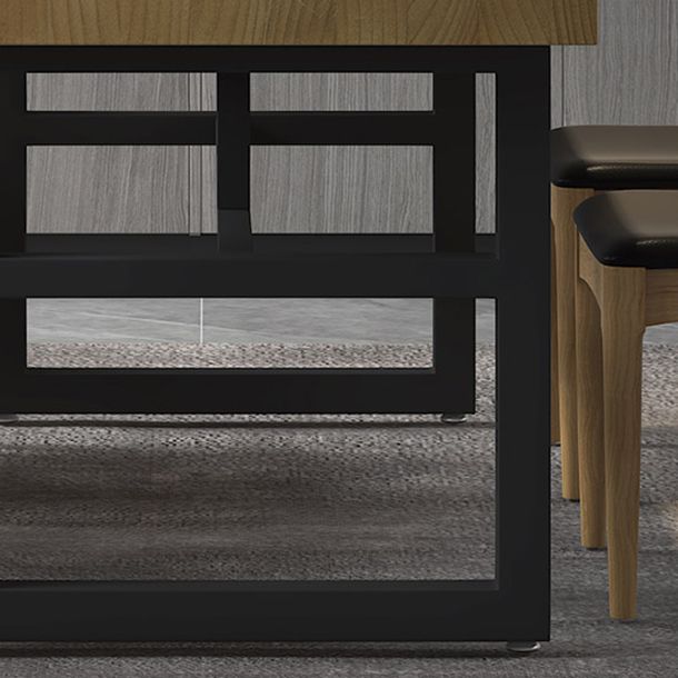 Modern Dining Set 1/2/3/5/7 Pieces Rectangle Pine Wood Dining Table for Dining Room