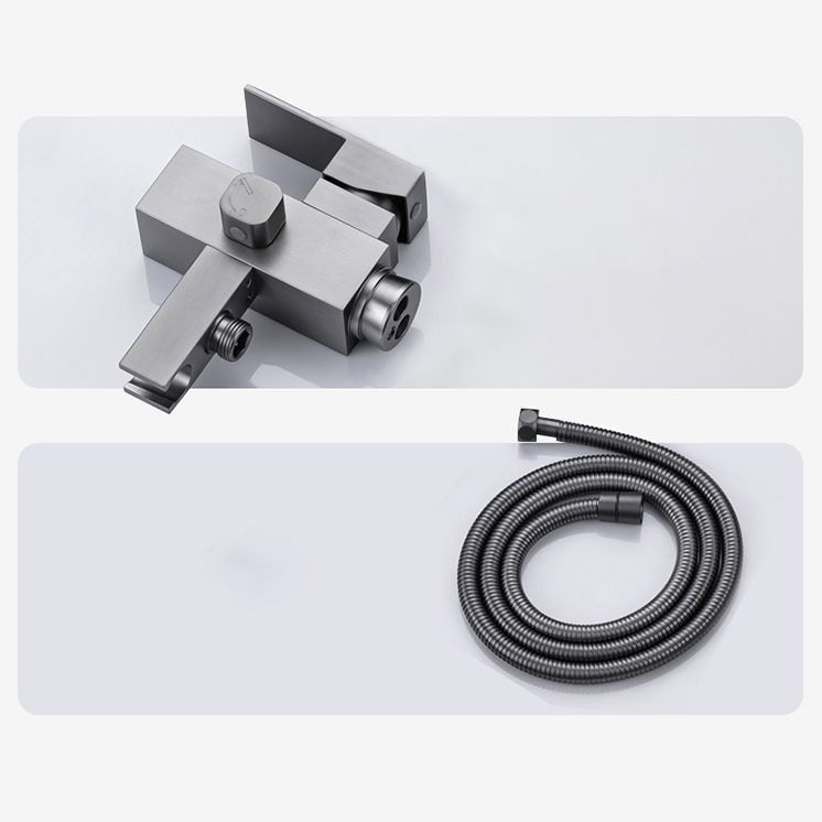 Floor Mounted Metal Freestanding Tub Filler Waterfall Freestanding Bathtub Faucet