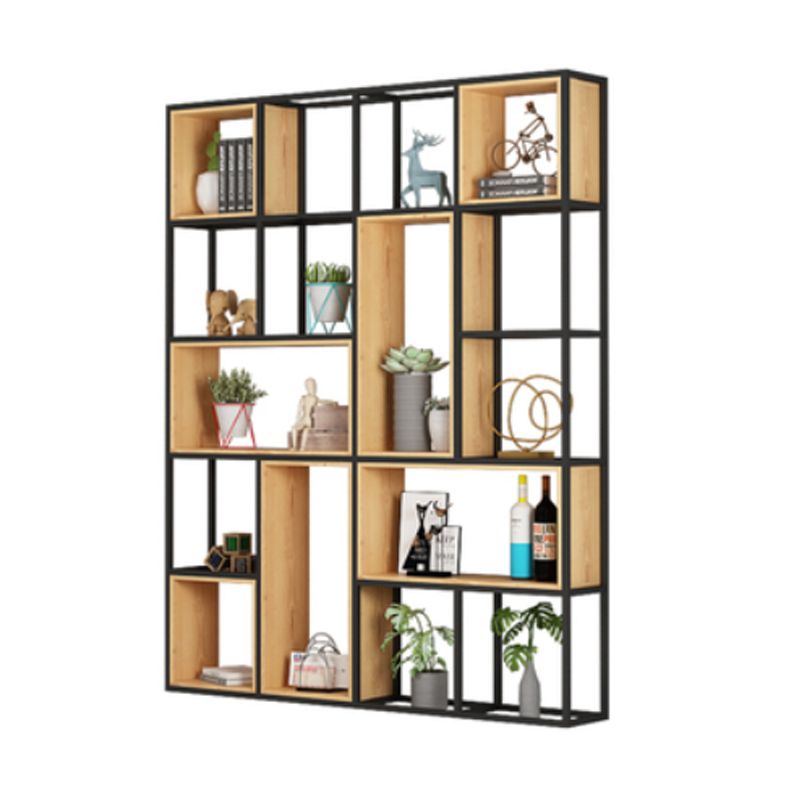 Open Etagere Bookcase Modern Style Shelf Bookcase with Shelves