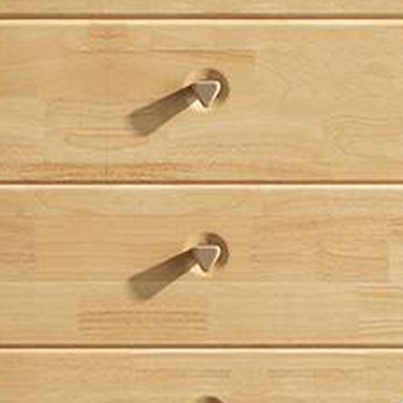 Glam Vertical Solid Wood Storage Chest Bedroom Chest with Drawers