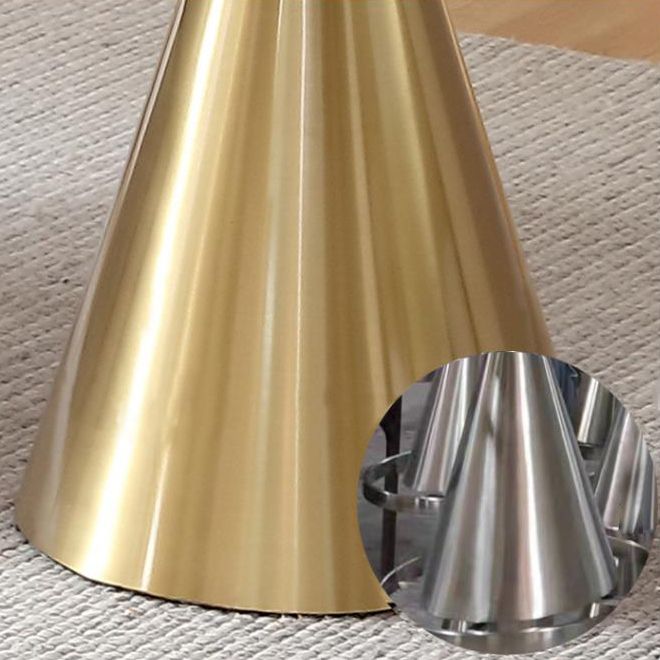 Stone and Steel Dining Site Table Traditional Luxury Round Dining Table