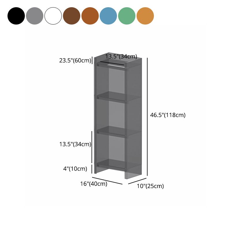 Libreria scandinava in stile scandinavo acrilico per ufficio e sala da studio