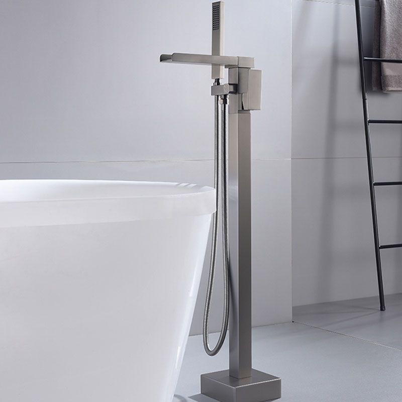Modern Brass Freestanding Bathtub Faucet with Hose Bathtub Faucet