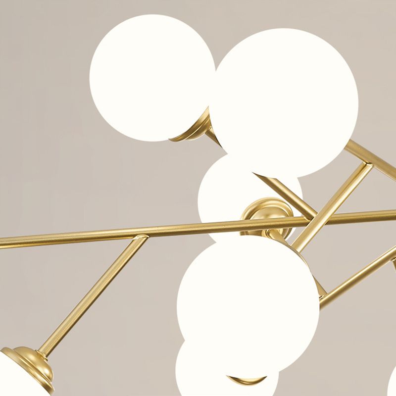 Minimalismo nórdico Estilo de lámpara molecular Molecular Glass Ball Cluster Sala de estar accesorio de iluminación