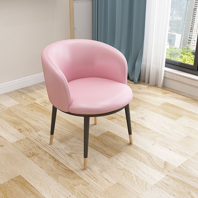 Recessed Arms Barrel Chair Tight Back Accent Chair, 16.54" W √ó 21.65" L √ó 30.71" H