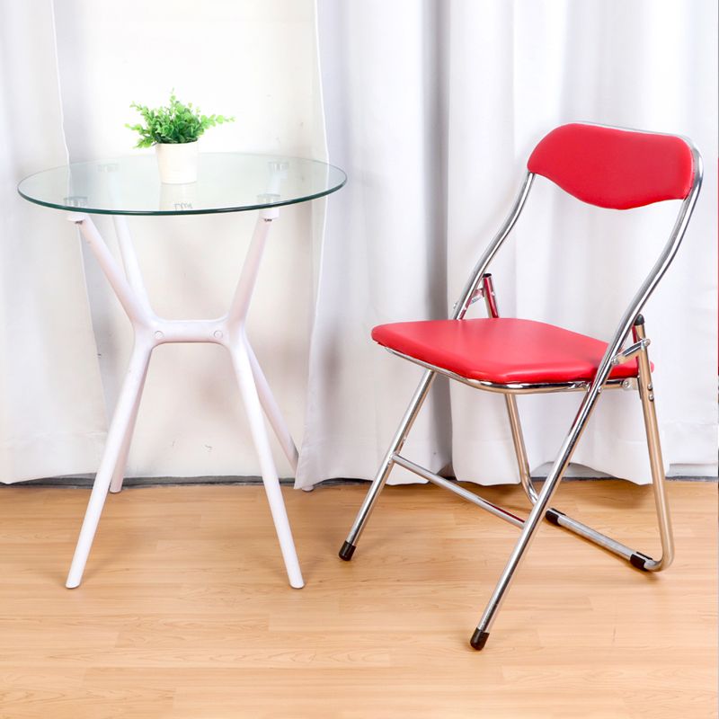Accueil métal chaise latérale contemporaine pliante dos ouvert dinant la chaise latérale