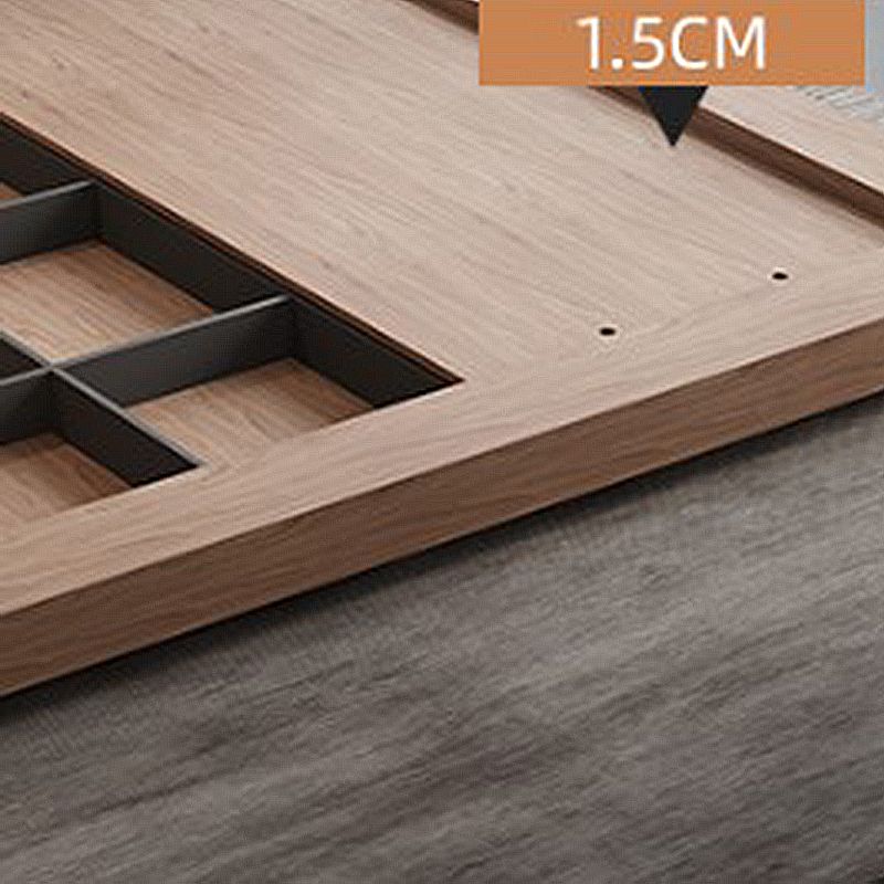 Rectangular Mid-Century Modern Standard Bed Storage Bed Frame Lift Up Storage