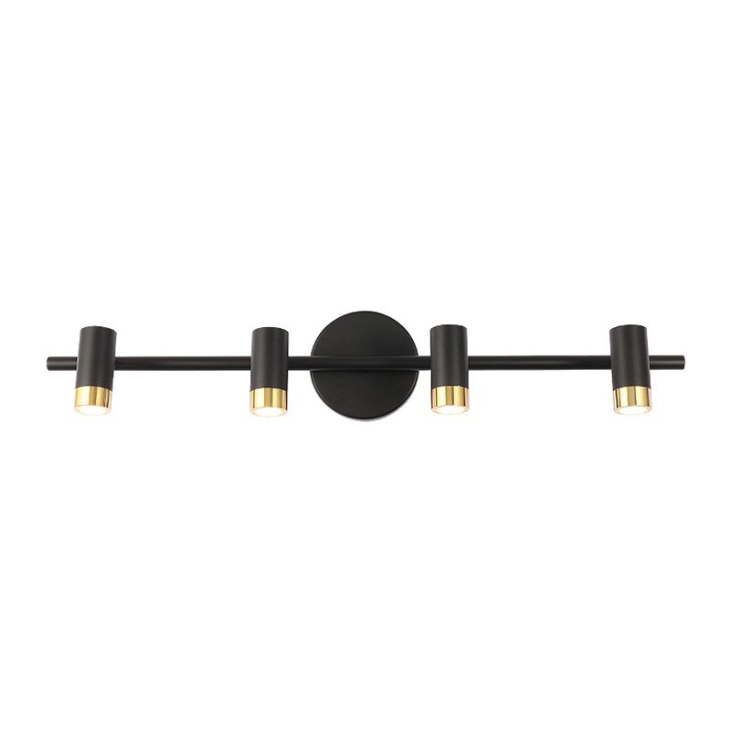 Modern Simple Style Iron Vanity Light Cylinder Shape Vanity Lamp for Shower Room