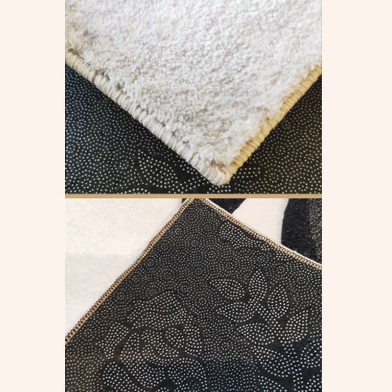 Chapeur de chambre intérieure décontractée Chapine de tapis de couleur pure en polyester