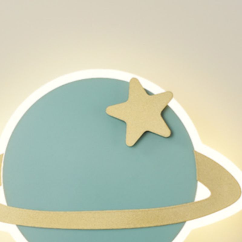 Wall Sconce Lighting Modern LED Metal Wall Mounted Light for Kids Bedroom