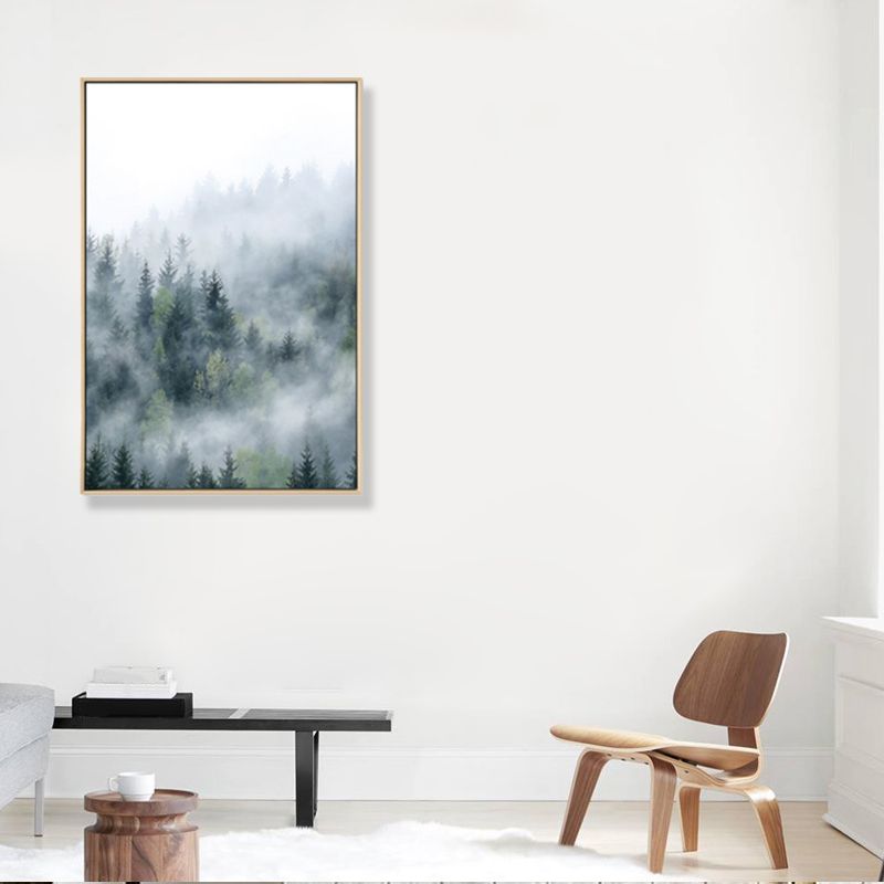 Mysterious Forest Canvas Wall Art for Sitting Room Photograph Scenery Wall Decor