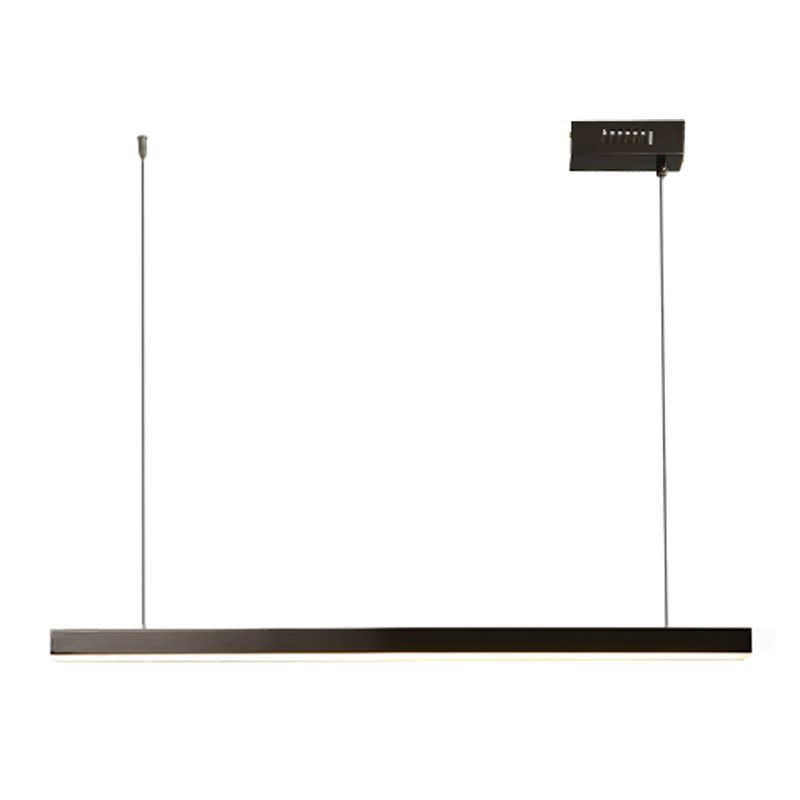 Luz de la isla lineal de estilo moderno metal 1- iluminación de la isla ligera