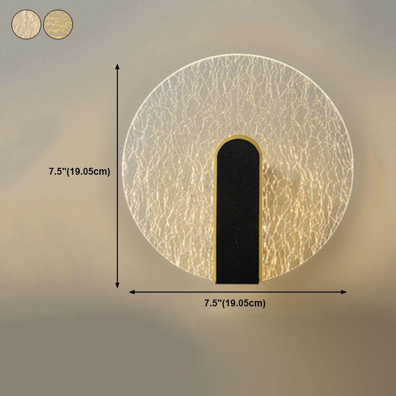 Splique de pared geométrica acrílica Luz LED de luz LED de lujo para escaleras para escaleras