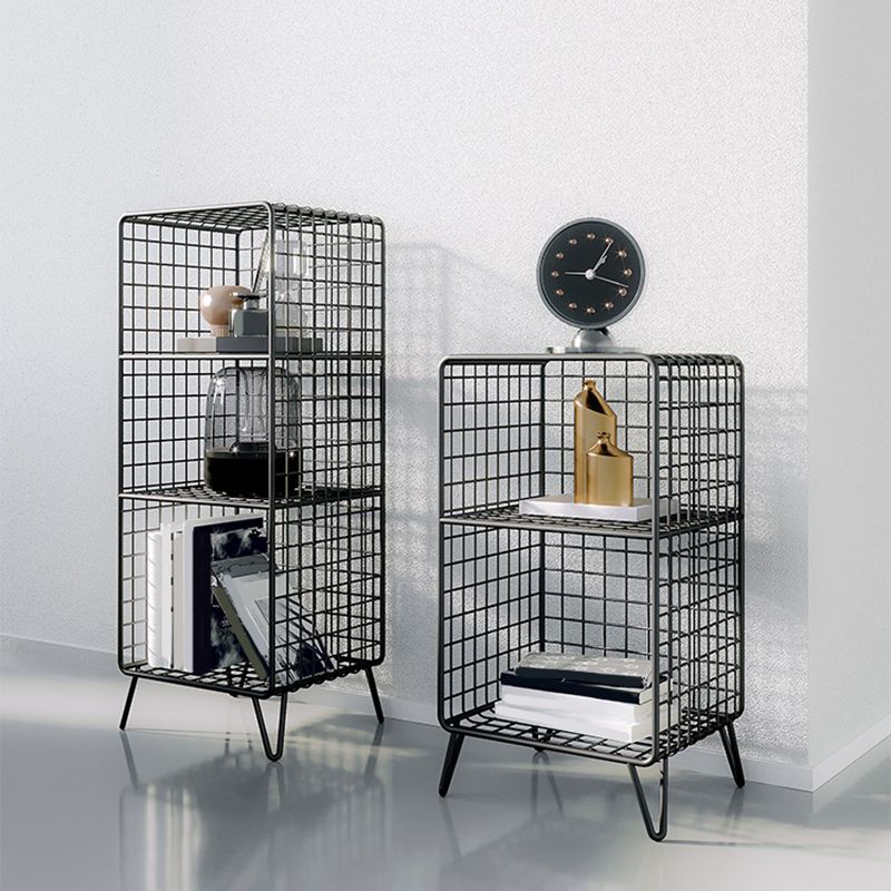 Glam Shelf Bookcase Metal Closed Back Book Shelf for Home Office