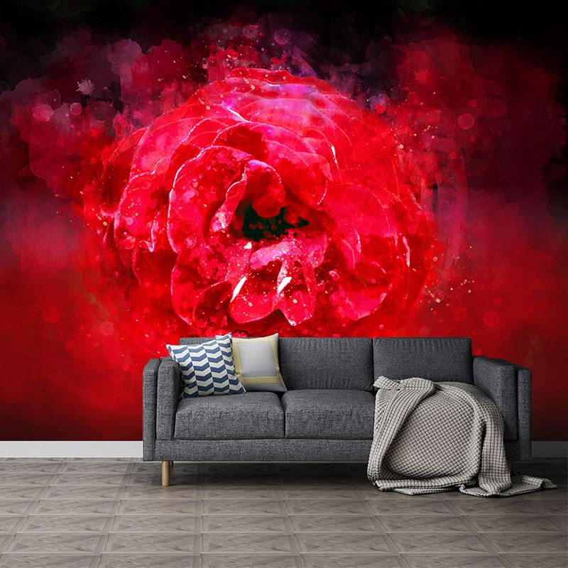 Papier peint Mural moderne à fleurs d'aquarelle, décoration murale personnalisée pour plafond, couleur Pastel