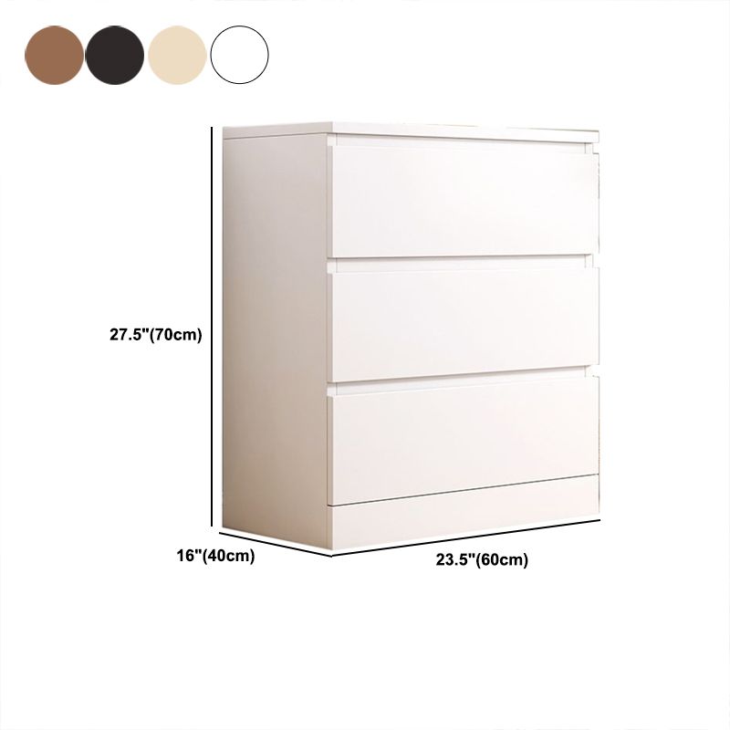 Contemporary Vertical Chest Wood Chest with Drawers for Home/Office