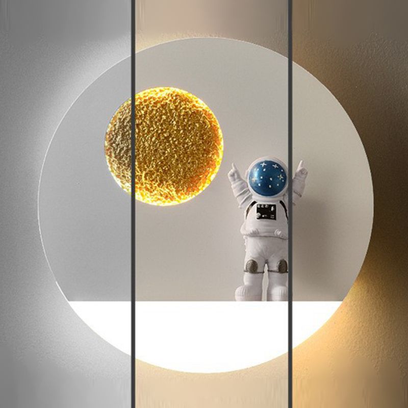 Creative Astronauts Wall Light Modern LED Wall Light Fixture for Bedroom