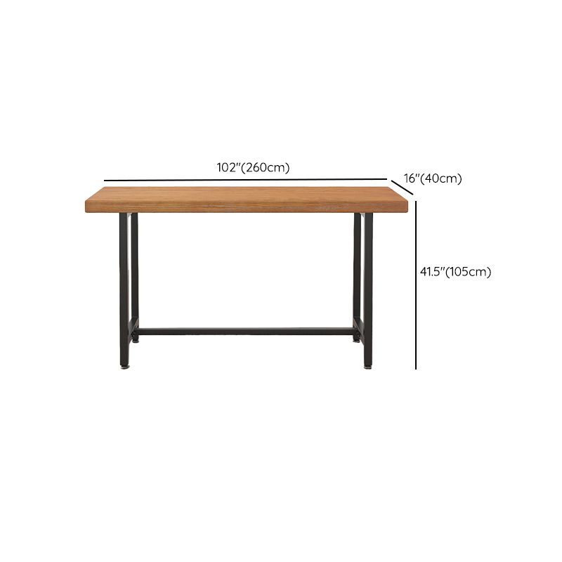 Modern Bar Table Set 1/6 Pieces Solid Wood Counter Height Set for Indoor