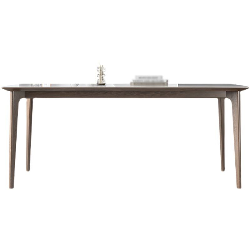 Modern Rectangle Sintered Stone Top Dining Set 1/2/3/4/5/7 Pieces Dining Table with Chairs