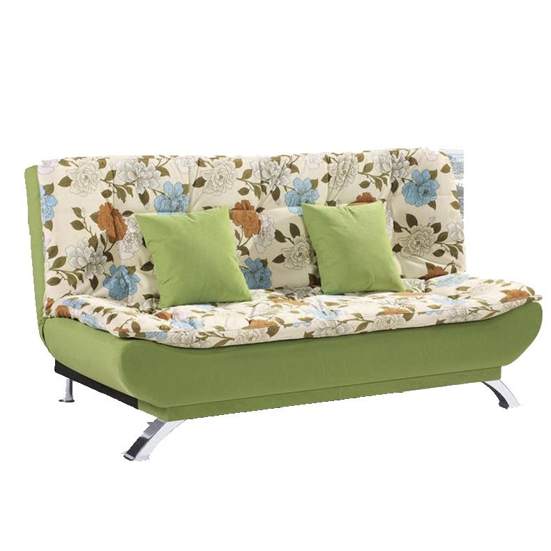 Polish Finish Armless Sofa Square Seating for Living Room and Bonus Room