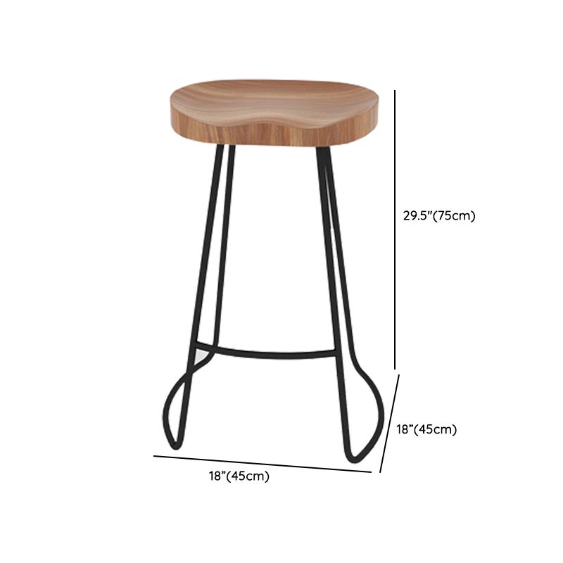 Modern Wooden 1/2/3 Pieces Bar Table Set Rectangle Bar Table with Metal Legs